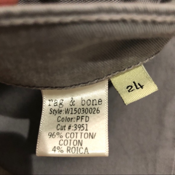 Rag & Bone Womens Grey Jean Skinny Leggings 24 - Picture 7 of 7